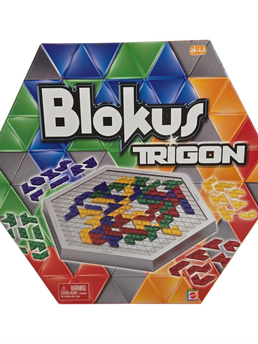 Blokus Trigon Board Game 2008 Educational Insights **COMPLETE**